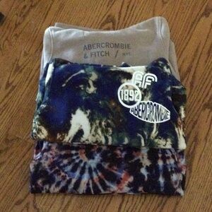 Abercrombie kids hoodie 3 pairs size 7/8